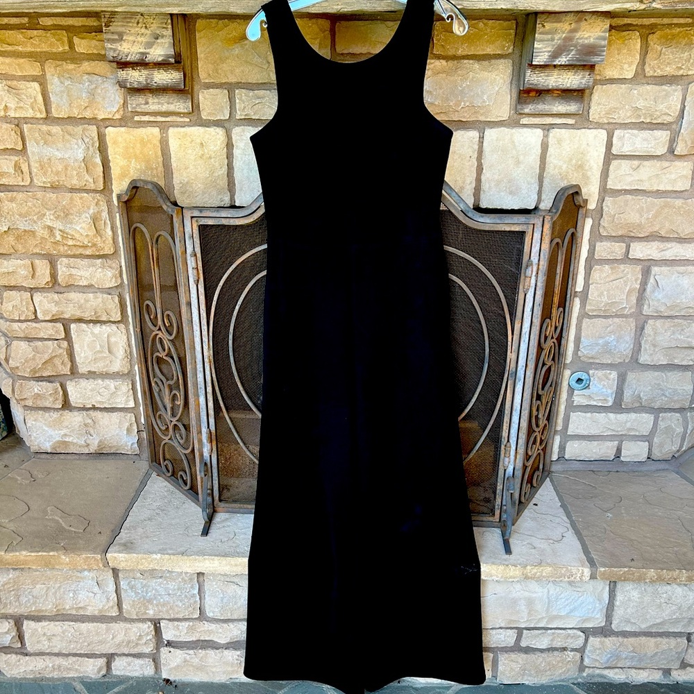 Black Knit Jumpsuit